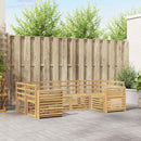 vidaXL Kültéri kanapé szett 6 pcs Fehér 245 x 132,5 x 73 cm