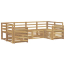 vidaXL Kültéri kanapé szett 6 pcs Fehér 245 x 132,5 x 73 cm