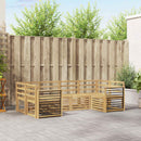 vidaXL Kültéri kanapé szett 6 pcs Fehér 245 x 128,5 x 73 cm