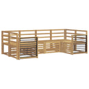 vidaXL Kültéri kanapé szett 6 pcs Fehér 245 x 128,5 x 73 cm