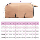 vidaXL Ló Takaró Cappuccino 125 cm Poliészter