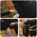 vidaXL Ló Takaró Sötét Zöld és Fekete 75 cm Poliészter