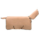 vidaXL Ló Takaró Cappuccino 85 cm Poliészter
