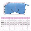 vidaXL Ló Takaró Teljes Aqua 135 cm Polár fleece