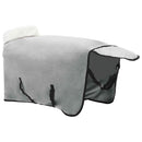 vidaXL Ló Takaró Teljes sötét zöld 105 cm Polár fleece