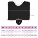 vidaXL Ló Takaró Fekete 85 cm Polár fleece