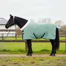 vidaXL Ló Takaró Teljes sötét zöld 105 cm Polár fleece