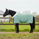 vidaXL Ló Takaró Teljes sötét zöld 165 cm Polár fleece