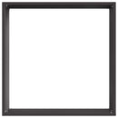 vidaXL Fűszegélyezés Fekete 40 x 40 x 13 cm Acél