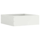 vidaXL Fűszegélyezés Fehér 40 x 40 x 13 cm Acél
