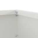 vidaXL Fűszegélyezés 6 pcs Fehér 40 x 40 x 13 cm Acél