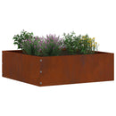 vidaXL Fűszegélyezés 6 pcs Rozsdás 40 x 40 x 13 cm Időjárásálló acél
