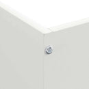 vidaXL Fűszegélyezés Fehér 50 x 50 x 13 cm Acél