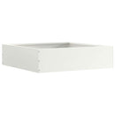 vidaXL Fűszegélyezés Fehér 50 x 50 x 13 cm Acél