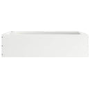 vidaXL Fűszegélyezés 6 pcs Fehér 50 x 50 x 13 cm Acél