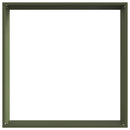 vidaXL Fűszegélyezés Oliva zöld 50 x 50 x 13 cm Acél