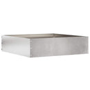 vidaXL Fűszegélyezés 6 pcs Ezüst 50 x 50 x 13 cm Rozsdamentes acél