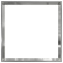 vidaXL Fűszegélyezés Ezüst 50 x 50 x 13 cm Horganyzott acél