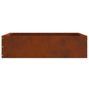 vidaXL Fűszegélyezés 6 pcs Rozsdás 50 x 50 x 13 cm Időjárásálló acél