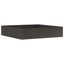 vidaXL Fűszegélyezés 6 pcs Fekete 60 x 60 x 13 cm Acél