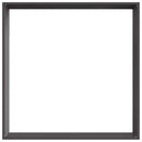 vidaXL Fűszegélyezés 6 pcs Fekete 60 x 60 x 13 cm Acél