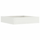 vidaXL Fűszegélyezés Fehér 60 x 60 x 13 cm Acél