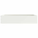vidaXL Fűszegélyezés 6 pcs Fehér 60 x 60 x 13 cm Acél