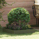 vidaXL Fűszegélyezés 6 pcs Olajzöld 60 x 60 x 13 cm Acél
