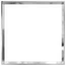 vidaXL Fűszegélyezés 6 pcs Ezüst 60 x 60 x 13 cm Rozsdamentes acél