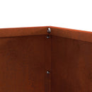 vidaXL Fűszegélyezés 6 pcs Rozsdás 60 x 60 x 13 cm Időjárásálló acél