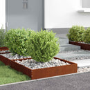 vidaXL Fűszegélyezés 6 pcs Rozsdás 60 x 60 x 13 cm Időjárásálló acél