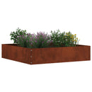 vidaXL Fűszegélyezés 6 pcs Rozsdás 60 x 60 x 13 cm Időjárásálló acél