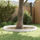 vidaXL Gyepszegélyek 10 pcs Fehér 103 x 0,05 x 22 cm Acél