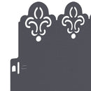 vidaXL Gyepszegélyek 20 pcs Antracit 103 x 0,05 x 22 cm Acél