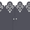 vidaXL Gyepszegélyek 20 pcs Antracit 103 x 0,05 x 22 cm Acél