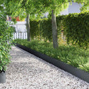 vidaXL Gyepszegélyek 20 pcs Antracit 103 x 0,05 x 22 cm Acél