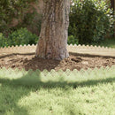 vidaXL Gyepszegélyek 30 pcs Ezüst 103 x 0,05 x 22 cm Rozsdamentes acél