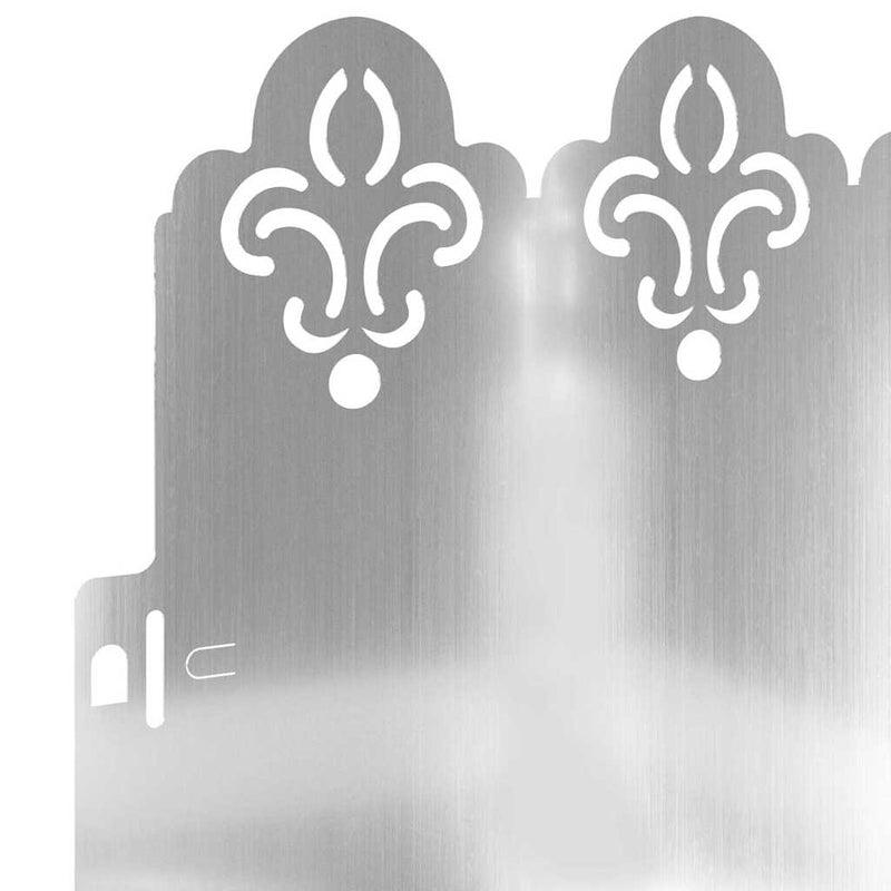 vidaXL Gyepszegélyek 20 pcs Ezüst 103 x 0,05 x 22 cm Horganyzott acél