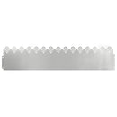 vidaXL Gyepszegélyek 30 pcs Ezüst 103 x 0,05 x 22 cm Horganyzott acél