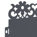 vidaXL Gyepszegélyek 10 pcs Antracit 103 x 0,05 x 22 cm Acél