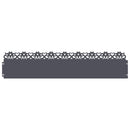 vidaXL Gyepszegélyek 20 pcs Antracit 103 x 0,05 x 22 cm Acél