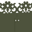 vidaXL Gyepszegélyek 30 pcs Olajzöld 103 x 0,05 x 22 cm Acél