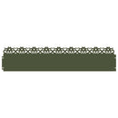 vidaXL Gyepszegélyek 30 pcs Olajzöld 103 x 0,05 x 22 cm Acél