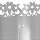 vidaXL Gyepszegélyek 10 pcs Ezüst 103 x 0,05 x 22 cm Rozsdamentes acél
