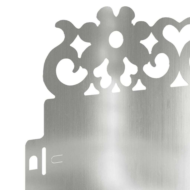 vidaXL Gyepszegélyek 30 pcs Ezüst 103 x 0,05 x 22 cm Horganyzott acél