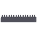 vidaXL Gyepszegélyek 20 pcs Antracit 103 x 0,05 x 22 cm Acél