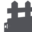 vidaXL Gyepszegélyek 30 pcs Antracit 103 x 0,05 x 22 cm Acél