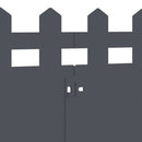 vidaXL Gyepszegélyek 30 pcs Antracit 103 x 0,05 x 22 cm Acél