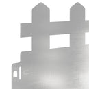 vidaXL Gyepszegélyek 30 pcs Ezüst 103 x 0,05 x 22 cm Rozsdamentes acél