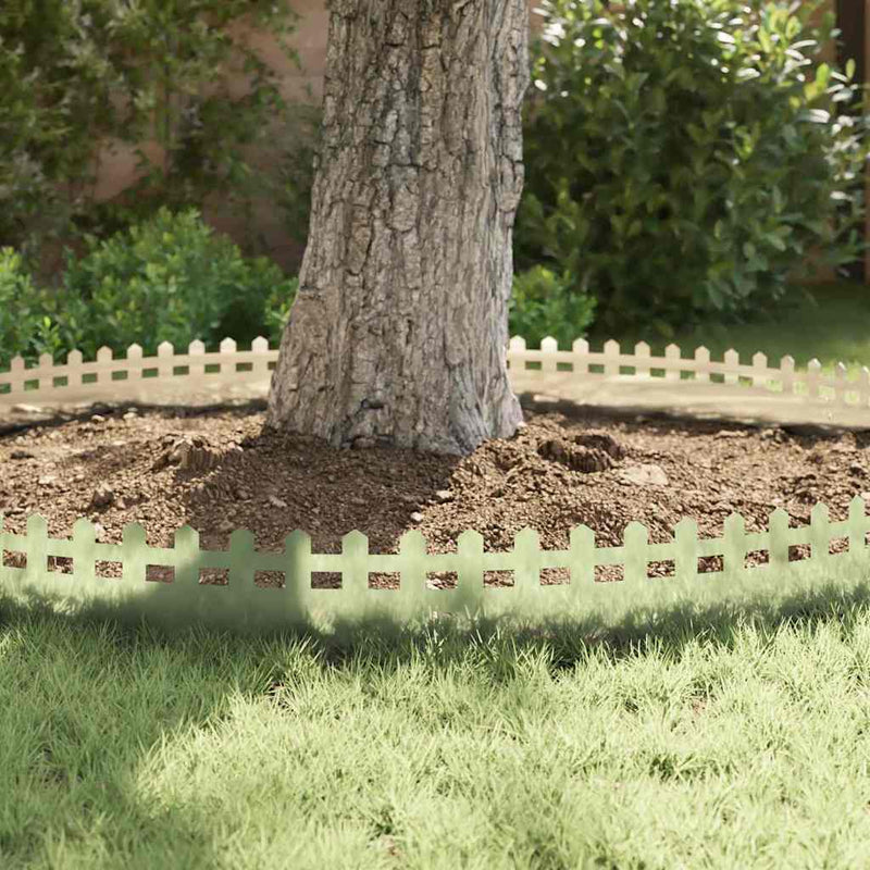 vidaXL Gyepszegélyek 20 pcs Ezüst 103 x 0,05 x 22 cm Horganyzott acél